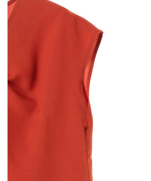 YECCA VECCA（イェッカヴェッカ）の「・タックブラウス（シャツ/ブラウス・レディース・ホワイト/パープル/ネイビー/ブラウン/イエロー・FREE）」の14枚目の写真