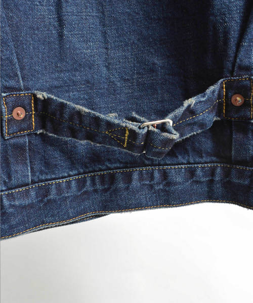 REMI RELIEF(レミレリーフ)の「REMI RELIEF/レミレリーフ DENIM 1st JK / ナチュラル加工(デニムジャケット・メンズ・インディゴブルー/ライトインディゴブルー/ブルー系その他2/ブルー系その他・M/L/S/XL)」の10枚目の写真