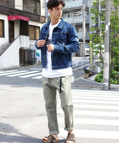 REMI RELIEF(レミレリーフ)の「REMI RELIEF/レミレリーフ DENIM 1st JK / ナチュラル加工(デニムジャケット・メンズ・インディゴブルー/ライトインディゴブルー/ブルー系その他2/ブルー系その他・M/L/S/XL)」の4枚目の写真