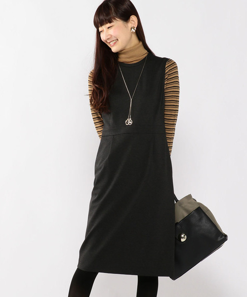 A C Design By Alpha Cubic エーシーデザインバイアルファキュービック の ポンチ素材ワンピース ワンピース Wear