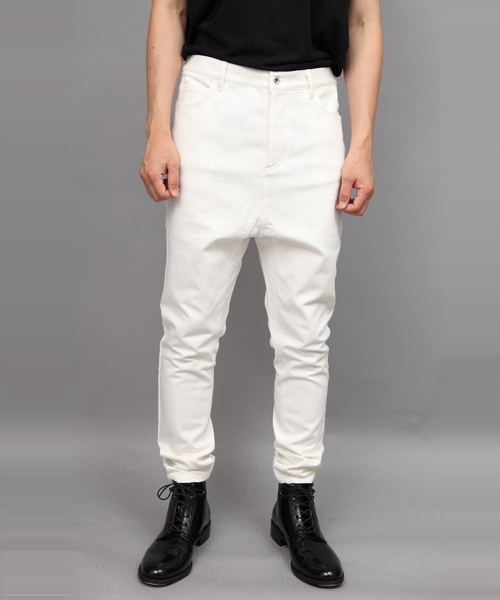 ato（アトウ）の「13oz SARROUEL DENIM（デニムパンツ・メンズ・ブラック/ネイビー/ホワイト/グレー・48/46/44）」の7枚目の写真