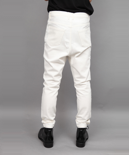 ato（アトウ）の「13oz SARROUEL DENIM（デニムパンツ・メンズ・ブラック/ネイビー/ホワイト/グレー・48/46/44）」の8枚目の写真