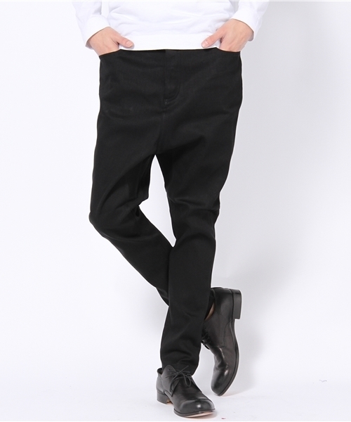 ato（アトウ）の「13oz SARROUEL DENIM（デニムパンツ・メンズ・ブラック/ネイビー/ホワイト/グレー・48/46/44）」の3枚目の写真