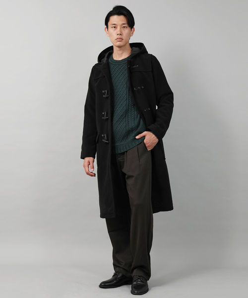 Ressaca（レサーカ）の「メルトン ダッフルコート / ロングコート（ダッフルコート・メンズ・キャメル/グレー/ブラック・M/L/XL）」の20枚目の写真