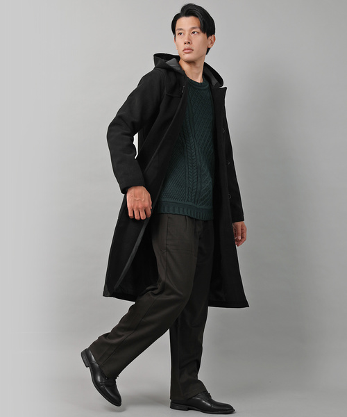 Ressaca（レサーカ）の「メルトン ダッフルコート / ロングコート（ダッフルコート・メンズ・キャメル/グレー/ブラック・M/L/XL）」の21枚目の写真