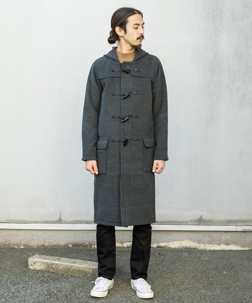 Ressaca（レサーカ）の「メルトン ダッフルコート / ロングコート（ダッフルコート・メンズ・キャメル/グレー/ブラック・M/L/XL）」の6枚目の写真