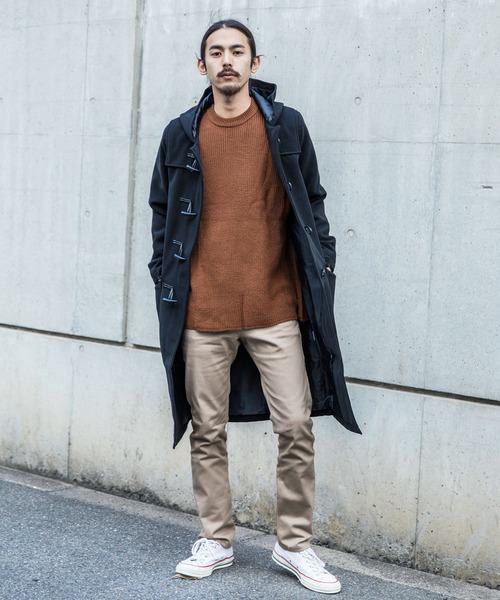 Ressaca（レサーカ）の「メルトン ダッフルコート / ロングコート（ダッフルコート・メンズ・キャメル/グレー/ブラック・M/L/XL）」の9枚目の写真