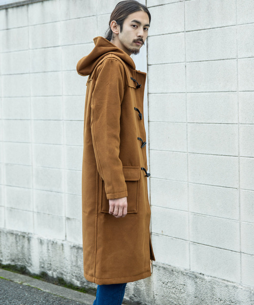 Ressaca（レサーカ）の「メルトン ダッフルコート / ロングコート（ダッフルコート・メンズ・キャメル/グレー/ブラック・M/L/XL）」の8枚目の写真