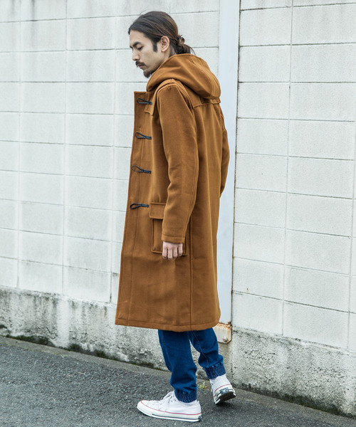 Ressaca（レサーカ）の「メルトン ダッフルコート / ロングコート（ダッフルコート・メンズ・キャメル/グレー/ブラック・M/L/XL）」の17枚目の写真