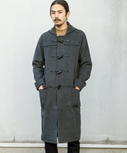 Ressaca（レサーカ）の「メルトン ダッフルコート / ロングコート（ダッフルコート・メンズ・キャメル/グレー/ブラック・M/L/XL）」の16枚目の写真