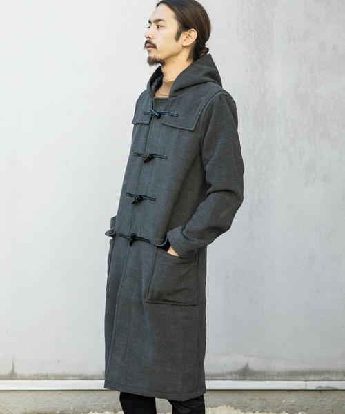 Ressaca（レサーカ）の「メルトン ダッフルコート / ロングコート（ダッフルコート・メンズ・キャメル/グレー/ブラック・M/L/XL）」の15枚目の写真