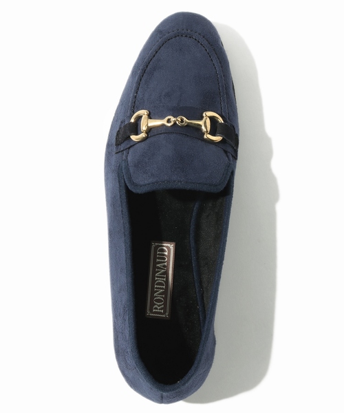 EDIFICE(エディフィス)の「RONDINAUD / ロンディーノ スエードビットローファー(スリッポン・メンズ・ブラック/ネイビー・41/42/43/40)」の8枚目の写真