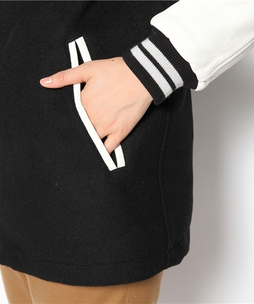 BEAUTY&YOUTH UNITED ARROWS（ビューティーアンドユースユナイテッドアローズ）の「BYBC FACTOTUM femme 別注スタジアムジャンパー ◆（スタジャン・レディース・グレー/ネイビー・36）」の9枚目の写真