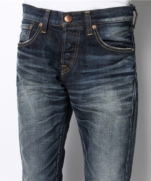 BEAMS(ビームス)の「RED CARD / スリムストレート-Rain(デニムパンツ・メンズ・インディゴブルー・32/30/31/33/28/29)」の4枚目の写真