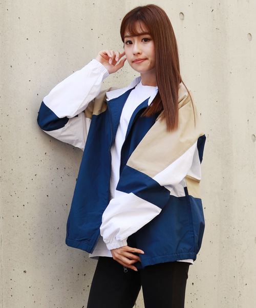 WESTSEA（ウエストシー）の「WEB限定　別注 切替 ナイロン トラックジャケット（ナイロンジャケット・メンズ・ブラック/ネイビー/パープル系その他2/ブルー系その他/ブルー/ブラック系その他/ベージュ/ブルー系その他3/ブルー系その他4/パープル系その他/ブルー系その他2/ベージュ系その他/ブルー系その他5/ブラック系その他2/パープル系その他3/パープル・M/L/XL）」の10枚目の写真