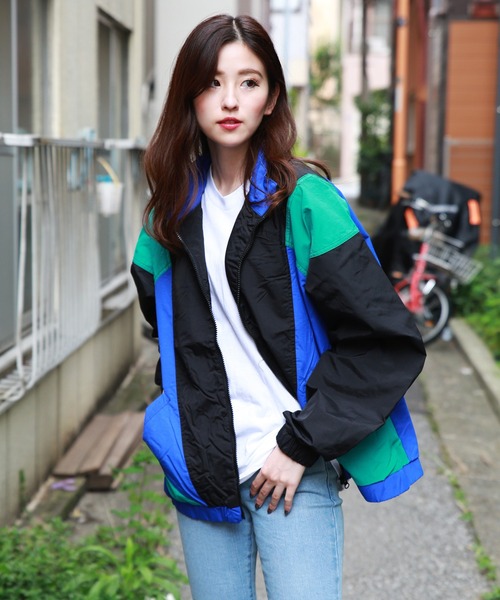 WESTSEA（ウエストシー）の「WEB限定　別注 切替 ナイロン トラックジャケット（ナイロンジャケット・メンズ・ブラック/ネイビー/パープル系その他2/ブルー系その他/ブルー/ブラック系その他/ベージュ/ブルー系その他3/ブルー系その他4/パープル系その他/ブルー系その他2/ベージュ系その他/ブルー系その他5/ブラック系その他2/パープル系その他3/パープル・M/L/XL）」の19枚目の写真