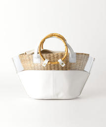 ikot | ＜ikot＞レザー×PVC リングバンブートートバッグ -3WAY-(トートバッグ)