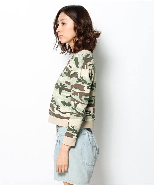 Khaju(カージュ)の「Khaju:カモプルオーバー(Tシャツ/カットソー・レディース・ベージュ/カーキ・ONE SIZE)」の6枚目の写真