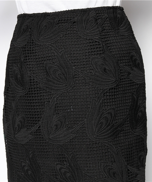 FREE'S SHOP（フリーズショップ）の「レースペンシルスカート（スカート・レディース・ブラック/ブルー/ホワイト・SMALL/MEDIUM）」の4枚目の写真