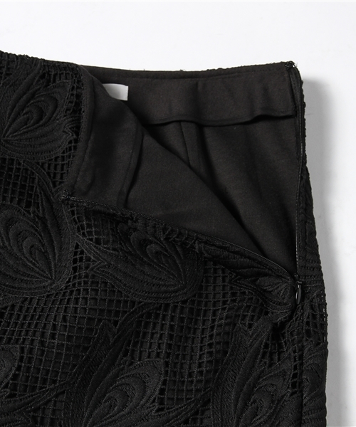 FREE'S SHOP（フリーズショップ）の「レースペンシルスカート（スカート・レディース・ブラック/ブルー/ホワイト・SMALL/MEDIUM）」の6枚目の写真