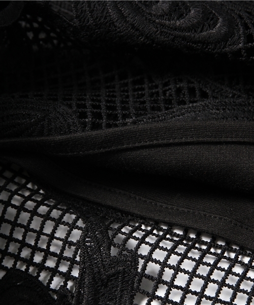 FREE'S SHOP（フリーズショップ）の「レースペンシルスカート（スカート・レディース・ブラック/ブルー/ホワイト・SMALL/MEDIUM）」の7枚目の写真