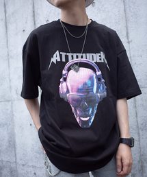 【ビッグシルエット】EN7 ASST SS T SHIRT/オーバーサイズ プリント Tシャツ 半袖