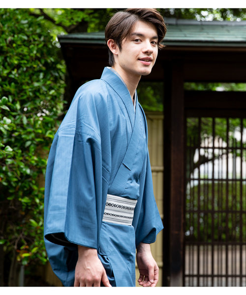 KYOETSU(キョウエツ)の「献上柄ワンタッチ角帯(和装小物・メンズ・ホワイト/ネイビー/ゴールド/エンジ/ダークブラウン/グレー/パープル/ブラック・フリー)」の12枚目の写真