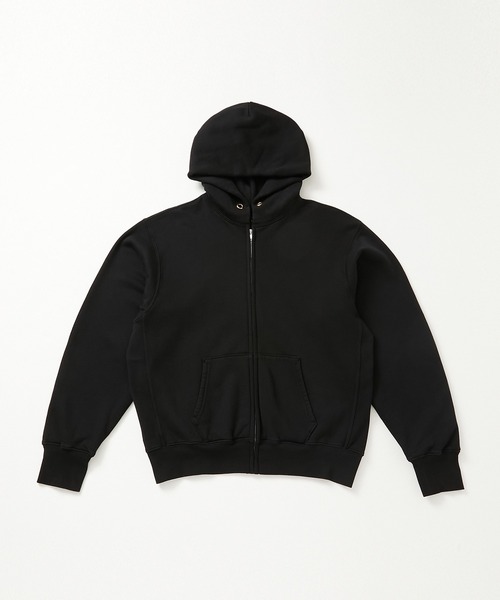 LES TIEN(レスティエン)の「LES TIEN CROPPED ZIP HOODIE (CF-1011)(パーカー・メンズ・ブラック/ネイビー/ヘザーグレー/ブラック系その他・LARGE/MEDIUM)」の3枚目の写真