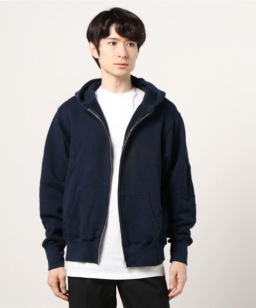 LES TIEN(レスティエン)の「LES TIEN CROPPED ZIP HOODIE (CF-1011)(パーカー・メンズ・ブラック/ネイビー/ヘザーグレー/ブラック系その他・LARGE/MEDIUM)」の8枚目の写真
