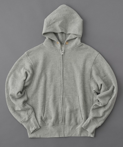 LES TIEN(レスティエン)の「LES TIEN CROPPED ZIP HOODIE (CF-1011)(パーカー・メンズ・ブラック/ネイビー/ヘザーグレー/ブラック系その他・LARGE/MEDIUM)」の14枚目の写真