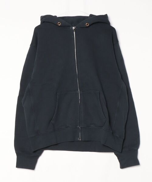 LES TIEN（レスティエン）の「LES TIEN CROPPED ZIP HOODIE (CF-1011)（パーカー・メンズ・ブラック/ネイビー/ヘザーグレー/ブラック系その他/ブラック系その他2・LARGE/MEDIUM）」の10枚目の写真