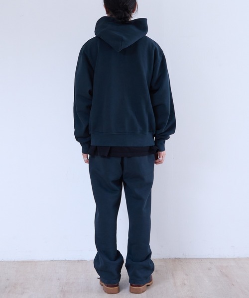 LES TIEN（レスティエン）の「LES TIEN CROPPED ZIP HOODIE (CF-1011)（パーカー・メンズ・ブラック/ネイビー/ヘザーグレー/ブラック系その他/ブラック系その他2・LARGE/MEDIUM）」の11枚目の写真