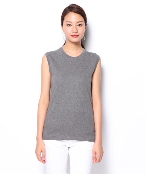 ESTNATION bis（エストネーションビス）の「ESTNATION bis カットソー（Tシャツ/カットソー・レディース・オフホワイト/ブラック/チャコールグレー/グリーン/ブルー/ピンク・38）」の10枚目の写真