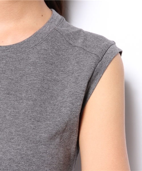 ESTNATION bis（エストネーションビス）の「ESTNATION bis カットソー（Tシャツ/カットソー・レディース・オフホワイト/ブラック/チャコールグレー/グリーン/ブルー/ピンク・38）」の8枚目の写真