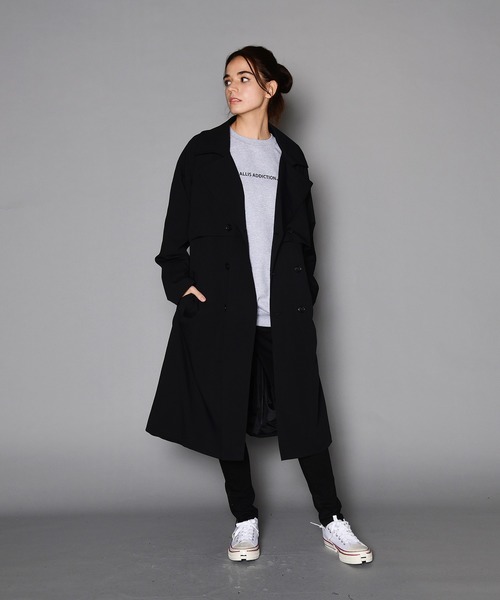 REATS TAILOR ZAZOUS 希少品　トレンチコート　ブラック REATS TAILOR ZAZOUS 希少品 トレンチコート ブラック - メルカリ