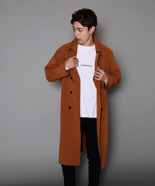 MOON AGE DEVILMENT ウールコート　トレンチコート サイズ46 Aquascutum アクアスキュータム トレンチコート トレンチ コート