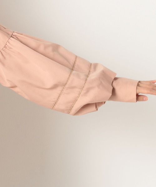 archives（アルシーヴ）の「ハイネックフレア2wayブラウス（シャツ/ブラウス・レディース・オフホワイト/ブラック/ピンク・MEDIUM）」の7枚目の写真