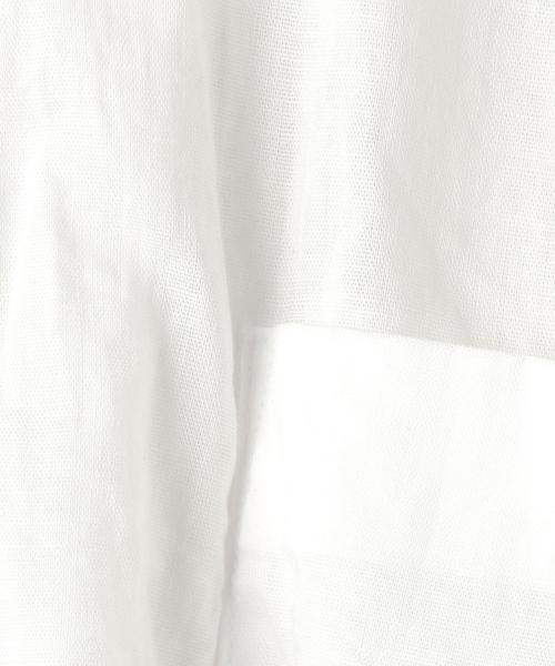 COMOLI(コモリ)の「<COMOLI(コモリ)> OPEN/C SHIRT■■■(シャツ/ブラウス・メンズ・ホワイト/ベージュ/ネイビー・3/1/2)」の4枚目の写真