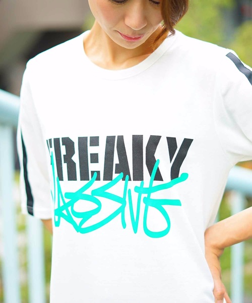 LB/S （エルビーエス）の「袖ラインワンピース ロング丈/マキシ丈（ワンピース・レディース・ホワイト/ブラック・MEDIUM/LARGE）」の7枚目の写真