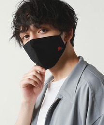 ASTRONOMY | マルチパターン 刺繍入り 接触冷感 メッシュ ポンチ マスク(バラ、ベアー、英字ロゴ、星)(マスク)