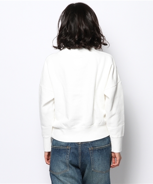 Ray BEAMS（レイビームス）の「Ray BEAMS / スウェット ハイネック プルオーバー（スウェット・レディース・オフホワイト/シルバー/ブラック・ONE SIZE）」の6枚目の写真