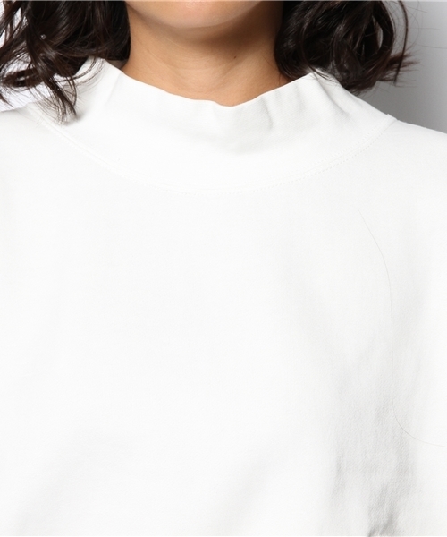 Ray BEAMS（レイビームス）の「Ray BEAMS / スウェット ハイネック プルオーバー（スウェット・レディース・オフホワイト/シルバー/ブラック・ONE SIZE）」の8枚目の写真