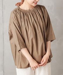 PUAL CE CIN | 【Du noir】ペーパー加工ブラウス(シャツ/ブラウス)