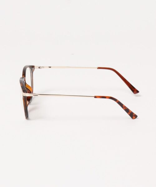 DONOBAN（ドノバン）の「【UVカット率 99％以上】 UVカットクリアレンズメガネ（メガネ・レディース・ブラック/クリア/ブラウン系その他/ブラウン・ONESIZE）」の5枚目の写真