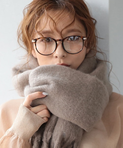 DONOBAN（ドノバン）の「【UVカット率 99％以上】 UVカットクリアレンズメガネ（メガネ・レディース・ブラック/クリア/ブラウン系その他/ブラウン・ONESIZE）」の4枚目の写真