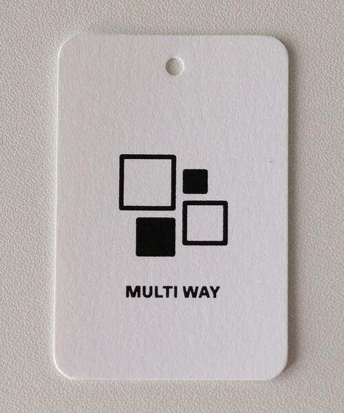 EMMEL REFINES(エメルリファインズ)の「【EMMEL REFINES】EM ROOM 前後2WAY ロングワンピース(ワンピース・レディース・ブラック/ベージュ・FREE)」の8枚目の写真