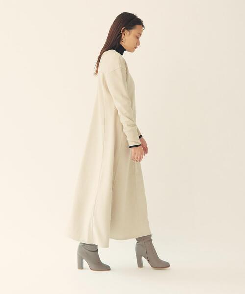 EMMEL REFINES(エメルリファインズ)の「【EMMEL REFINES】EM ROOM 前後2WAY ロングワンピース(ワンピース・レディース・ブラック/ベージュ・FREE)」の13枚目の写真