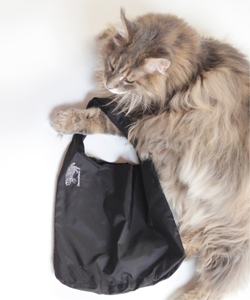 journal standard Furniture (ジャーナルスタンダードファニチャー)の「【decorameow】SHOPPING BAG S(エコバッグ/サブバッグ・レディース・チャコールグレー/ブラック・FREE)」の9枚目の写真