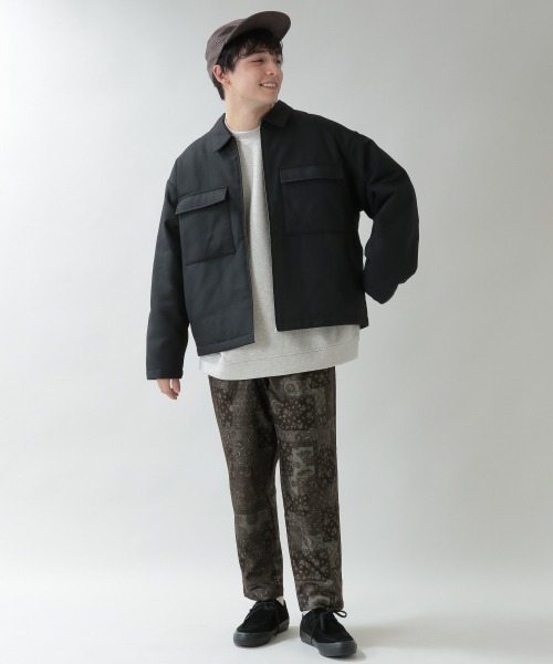 RAGEBLUE（レイジブルー）の「＜セットアップ着用可能＞裏起毛ダマスク柄イージーパンツ/924386（デニムパンツ・メンズ・ネイビー/ダークグレー・MEDIUM/LARGE）」の17枚目の写真