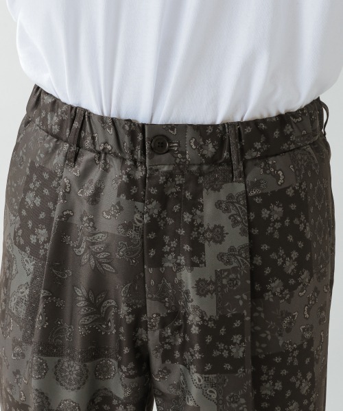 RAGEBLUE（レイジブルー）の「＜セットアップ着用可能＞裏起毛ダマスク柄イージーパンツ/924386（デニムパンツ・メンズ・ネイビー/ダークグレー・MEDIUM/LARGE）」の16枚目の写真